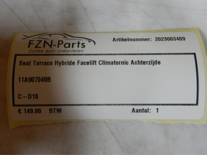 Seat Tarraco 5FJ Hybride Facelift Climatronic Achterzijde
