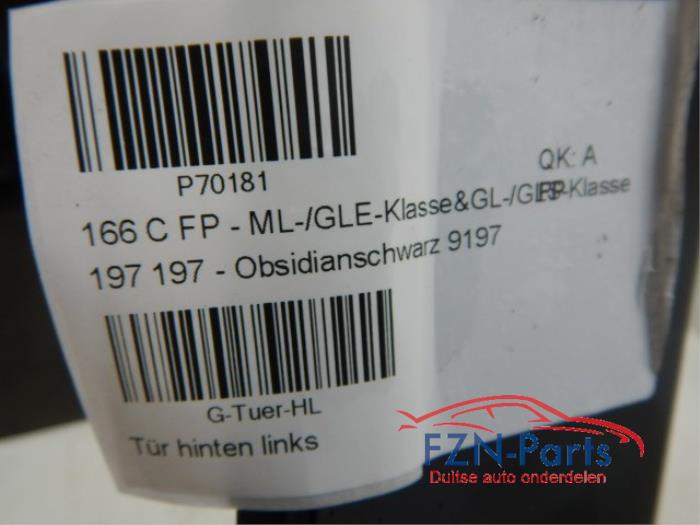 Portier 4Deurs links-achter Mercedes ML-Klasse (22723561)