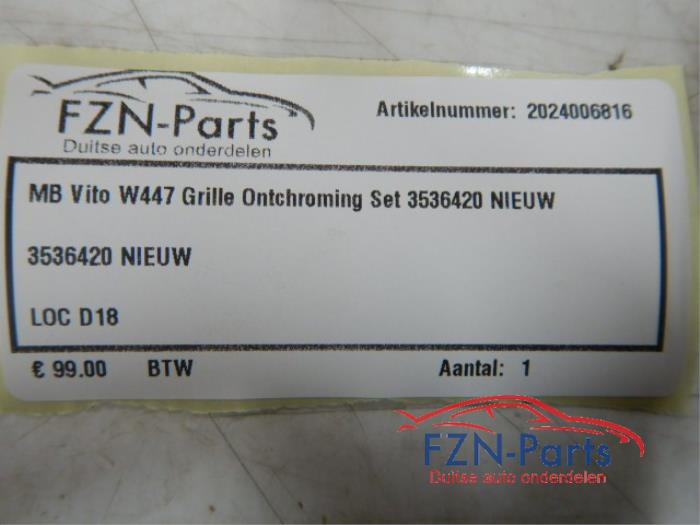 Grille Lijst Mercedes Vito (22738288)