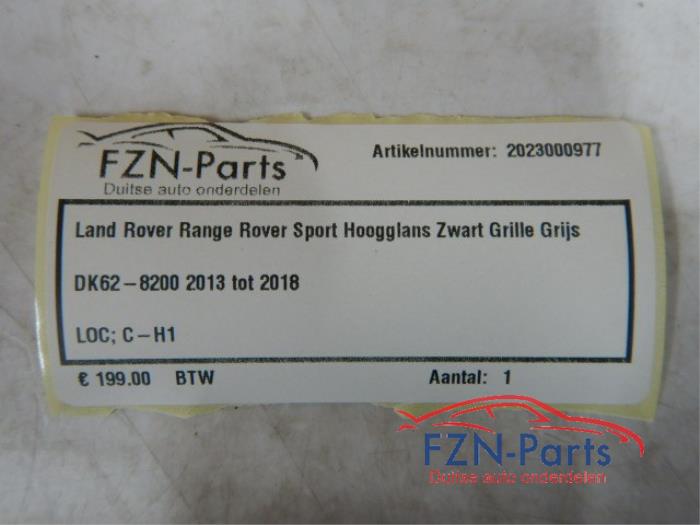 Land Rover Range Rover Sport Hoogglans Zwart Grille Grijs