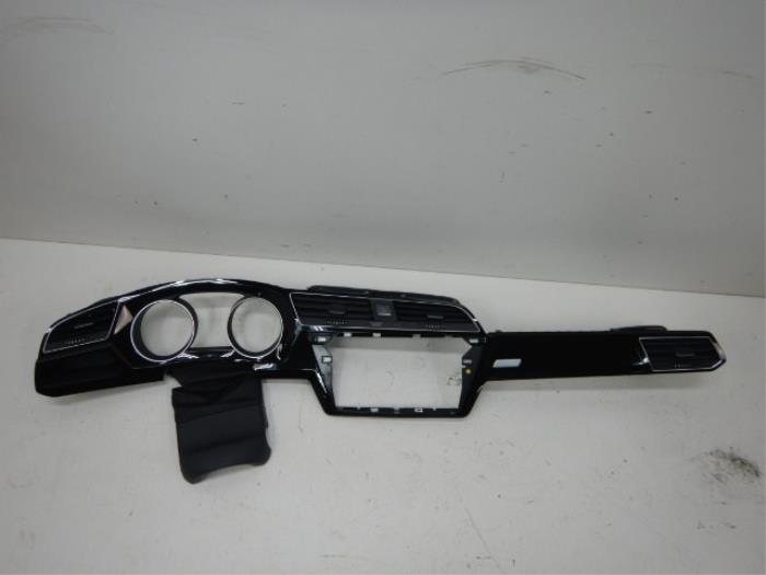 VW Touran 5TA Dashboard Inlegset Hoogglans Zwart
