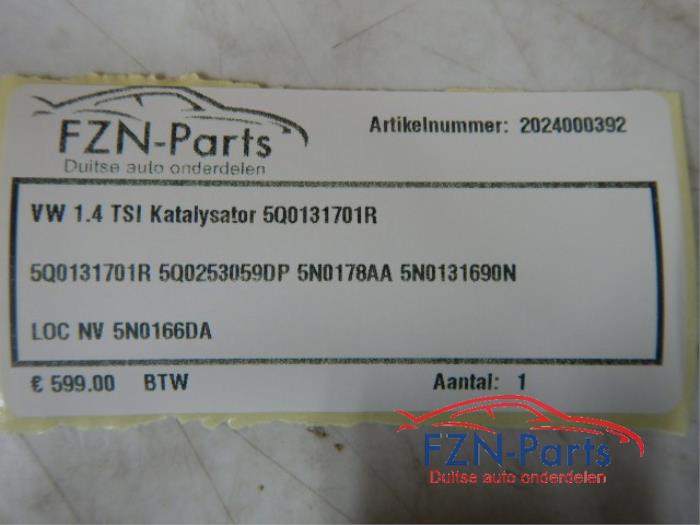 VW Golf 7 1.4 TSI Katalysator
