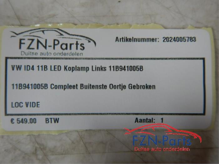 VW ID4 11B LED Koplamp Links