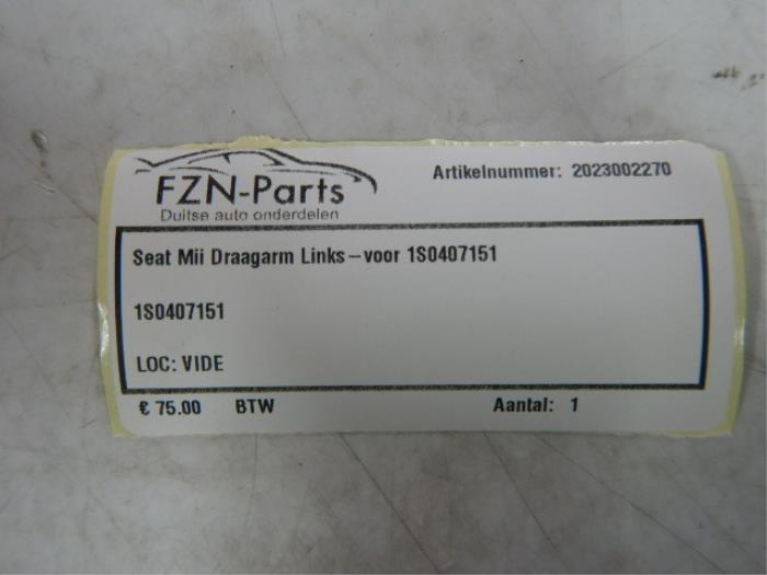 Draagarm links-voor Seat Mii (22727487)