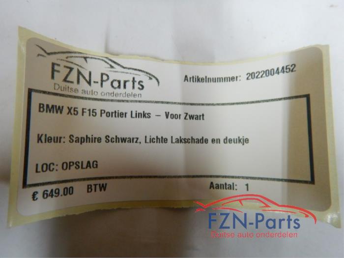 Portier 4Deurs links-voor BMW Diversen (22723298)