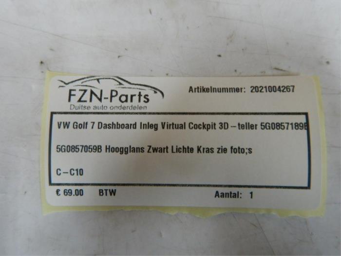 Kilometerteller KM Volkswagen Golf (22744975)