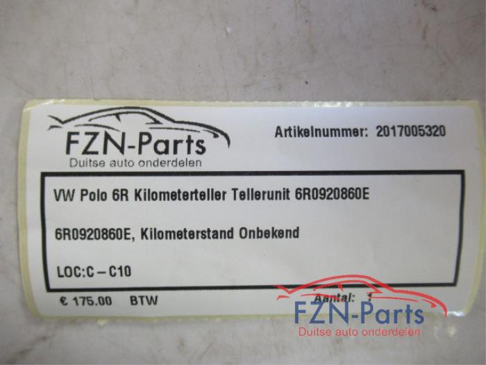 Kilometerteller KM Volkswagen Polo (22735318)