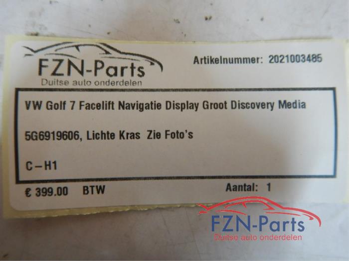 VW Golf 7 Facelift Navigatie Display Groot Discovery Media