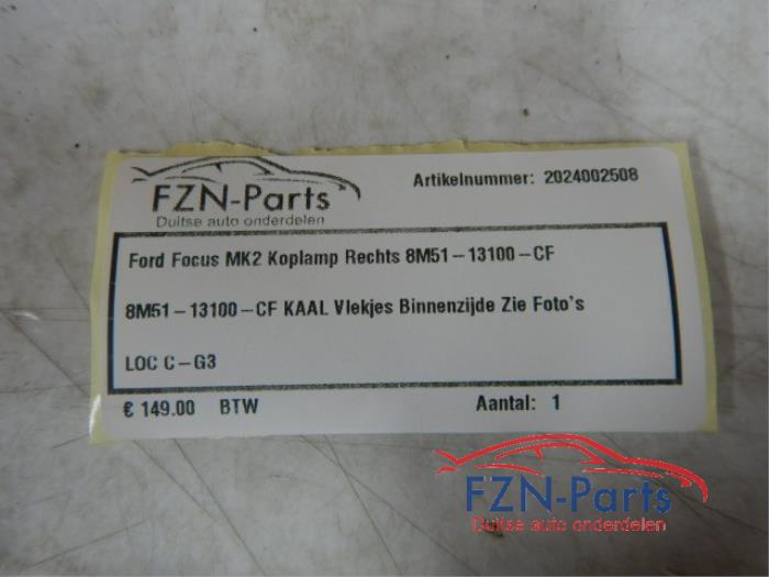 Ford Focus MK2 Koplamp Rechts