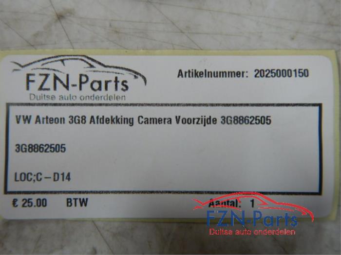 VW Arteon 3G8 Afdekking Camera Voorzijde