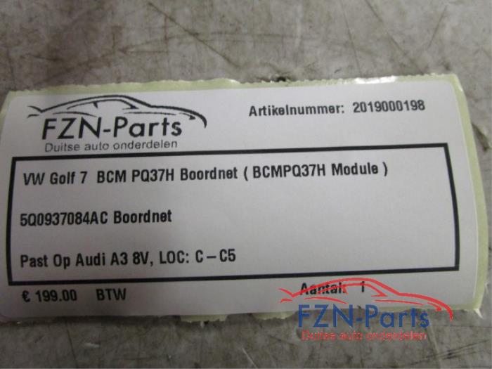 VW Golf 7 BCM PQ37H Boordnet (BCMPQ37H Module)