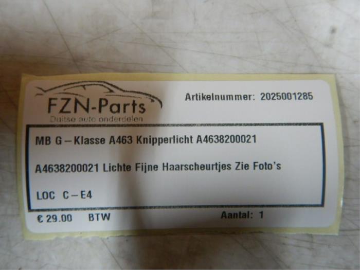 Richtingaanwijzer links Mercedes G-Klasse (22745037)