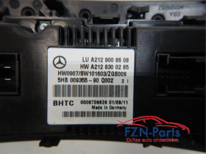 Climatronic Paneel Mercedes E-Klasse (22733183)
