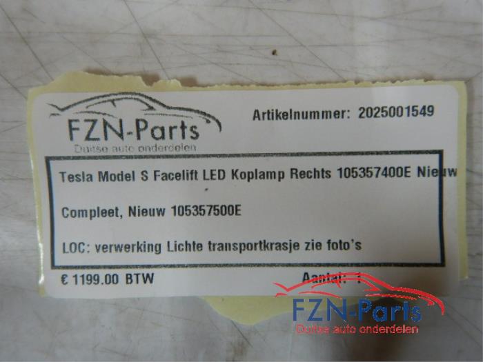 Tesla Model S Facelift LED Koplamp Rechts