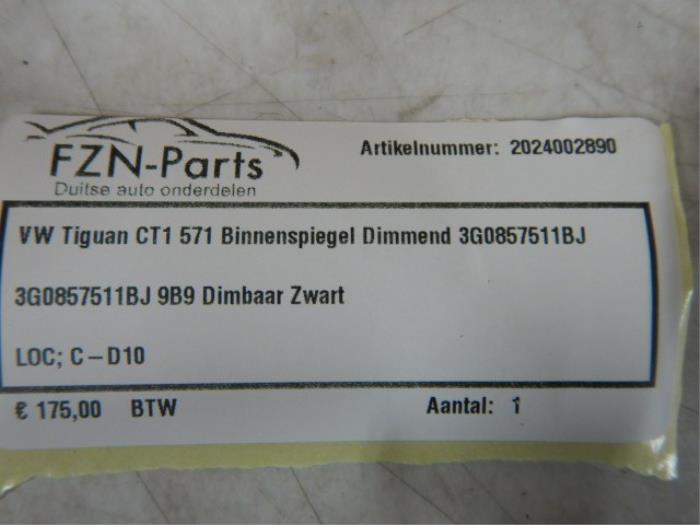 Binnenspiegel Volkswagen Tiguan (22726534)