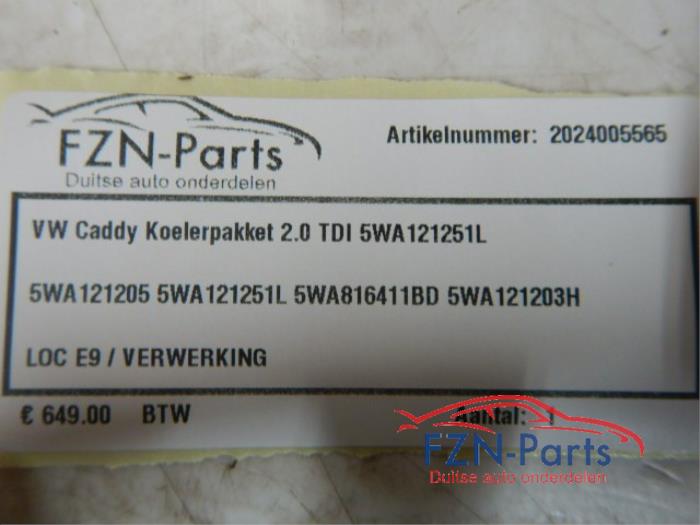 Koelerset Volkswagen Polo (22726849)