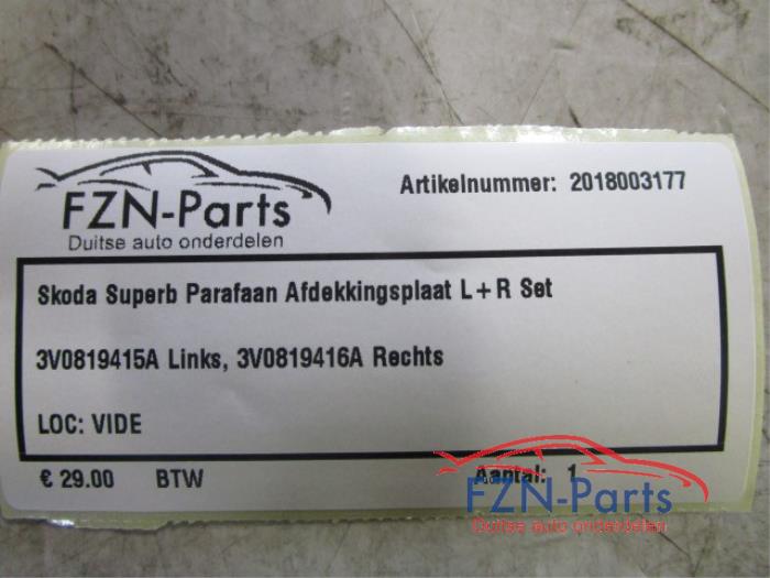 Paravent Skoda Superb (22729982)