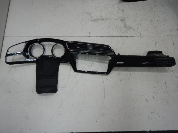 VW Touran 5TA Dashboard Inlegset Hoogglans Zwart