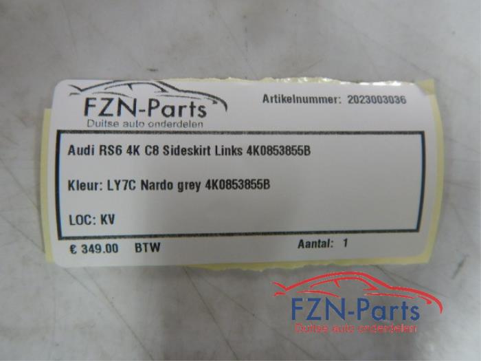 Audi RS6 4K C8 Sideskirt Links