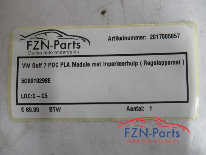 VW Golf 7 PDC PLA Module met Inparkeerhulp ( Regelapparaat )