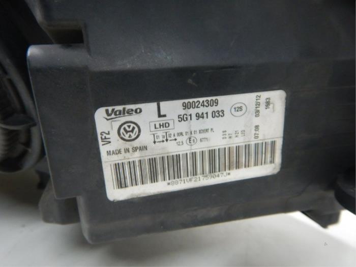 VW Golf 7 Xenon LED Koplamp Links