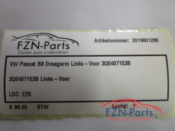 Draagarm links-voor Volkswagen Passat (22727504)