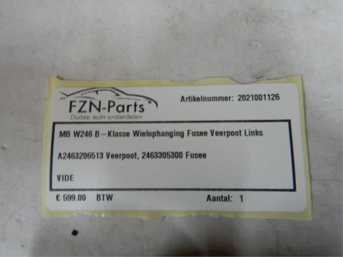 Mercedes-Benz W246 B-klasse Wielophanging Fusee Veerpoot Links