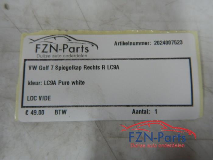 VW Golf 7 Spiegelkap Rechts LC9A 1.4 GTE HYBRID 143508 01-07-2019 01-08-2020
1.0 TSI
