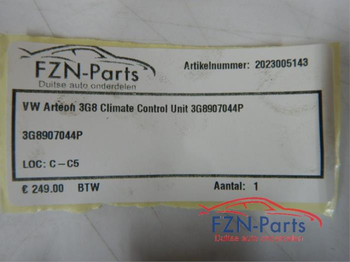 Climatronic Paneel Volkswagen Arteon (22739718)
