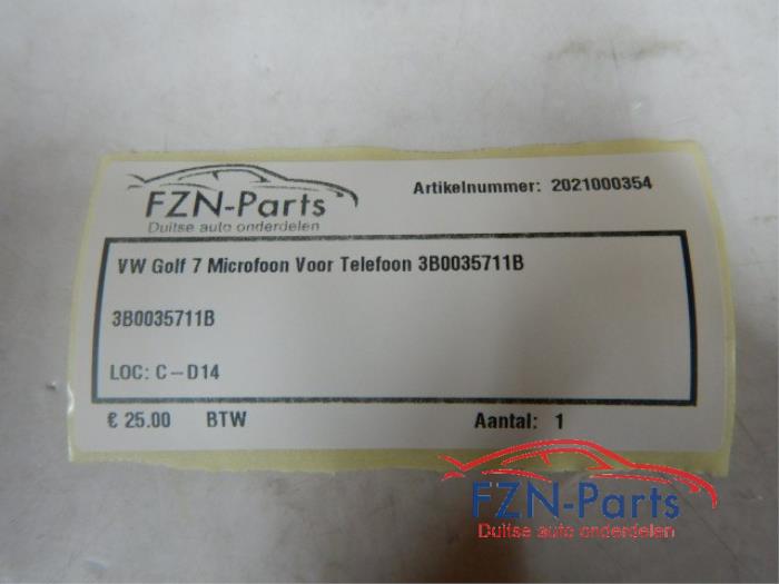 VW Golf 7 Microfoon Voor Telefoon