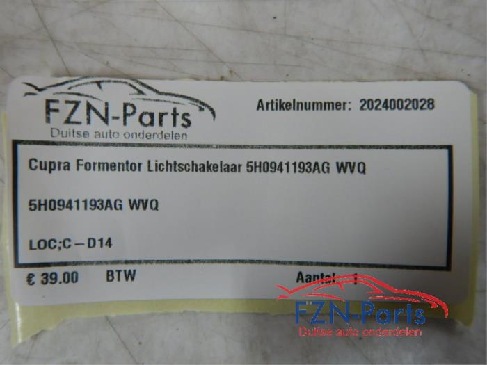 Licht Schakelaar Cupra Formentor (22735523)