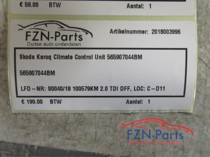 Skoda Karoq Climate Control Unit