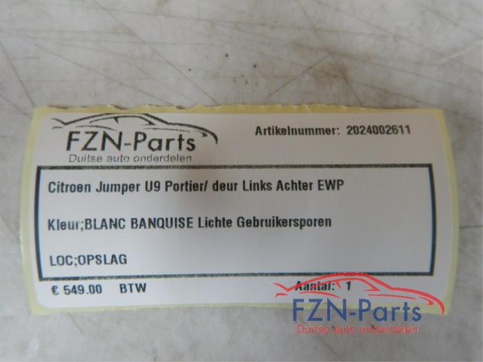 Citroen Jumper Portier/Deur Links Achter