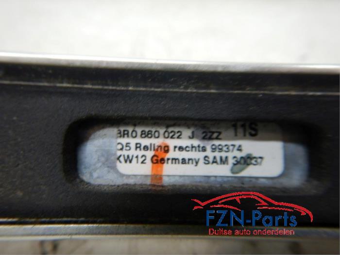 Audi Q5 8R Dakdragers Dakrails Set Links+Rechts Chrome