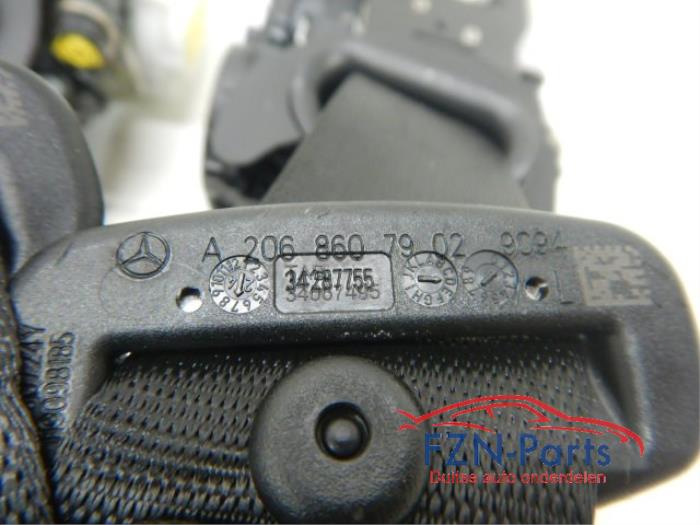 Mercedes-Benz C-klasse W206 Gordel Set Links Rechts voorzijde