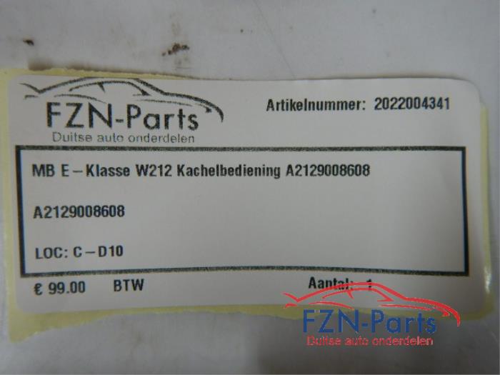 Climatronic Paneel Mercedes E-Klasse (22733184)