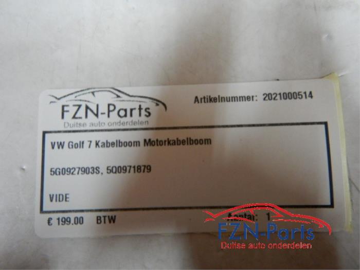 VW Golf 7 Kabelboom Motorkabelboom