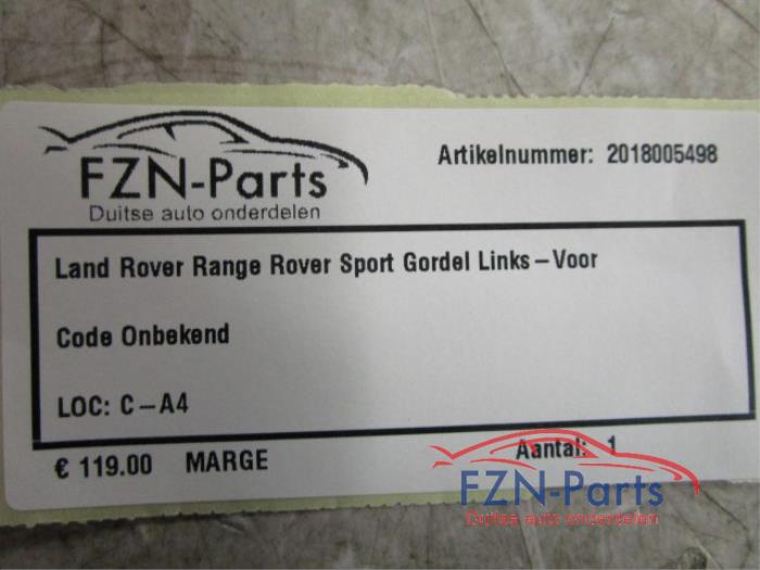 Land Rover Range Rover Sport Gordel Links-Voor