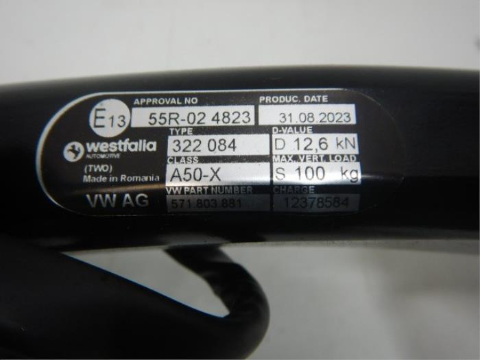 VW Tiguan 571 Elektrische Wegklapbare Trekhaak + Module 571803381 571803381 Trekhaak