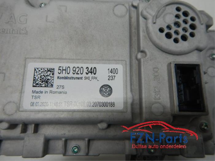 VW Golf 8 3D - Teller Virtual Cockpit Digitale tellerunit