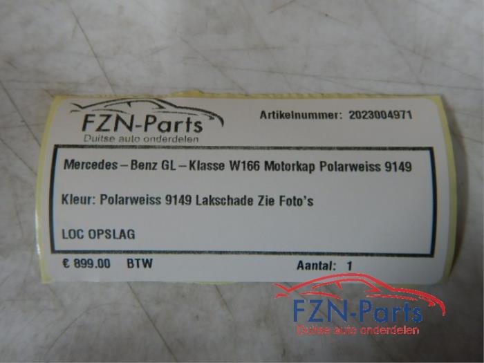 Motorkap Mercedes GLE (22723477)