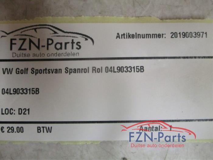 Spanrol Distributieriem Volkswagen Golf Sportsvan (22740117)