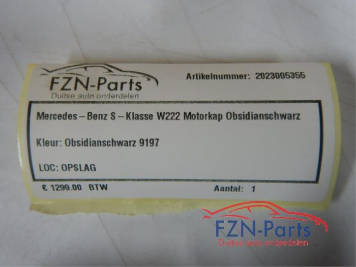 Motorkap Mercedes S-Klasse (22739303)