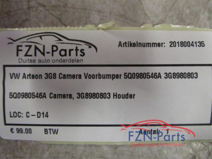 VW Arteon 3G8 Camera Voorbumper