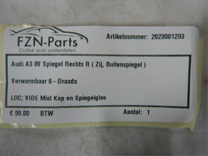 Buitenspiegel links Audi A3 (22725317)