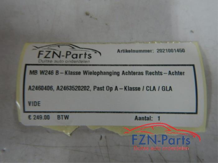 Wielophanging rechts-achter Mercedes B-Klasse (22729629)