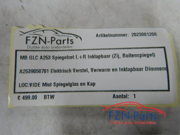 Mercedes-Benz GLC-klasse A253 Spiegelset L+R