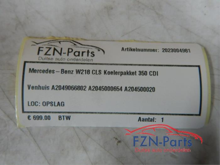 Koelerset Mercedes CLS-Klasse (22740757)