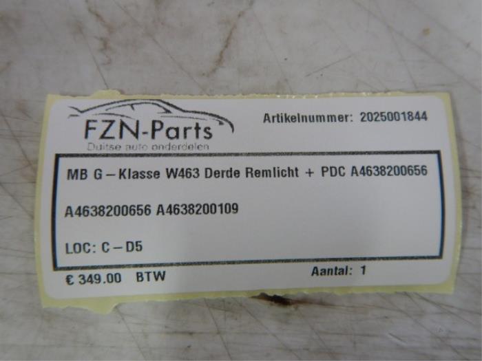 Extra Remlicht midden Mercedes G-Klasse (22734048)