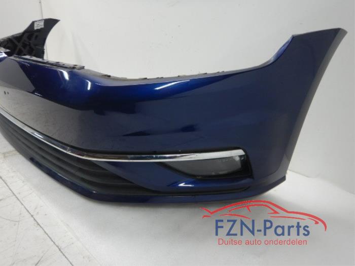 VW Golf 7 Facelift Voorbumper Mistlampen LC5B Atlantic Blue